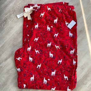 NWT Gap Llama Flannel Pajamas